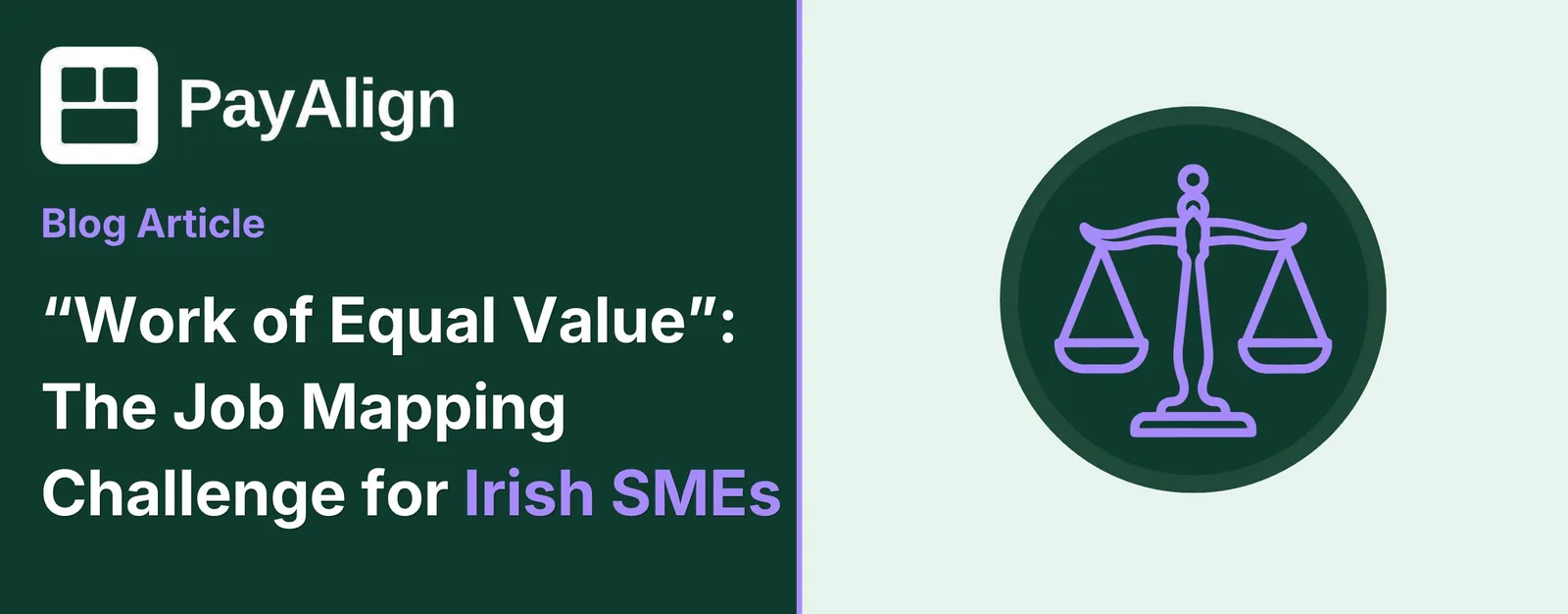 Work of equal value: the job mapping challenge for Irish SMEs